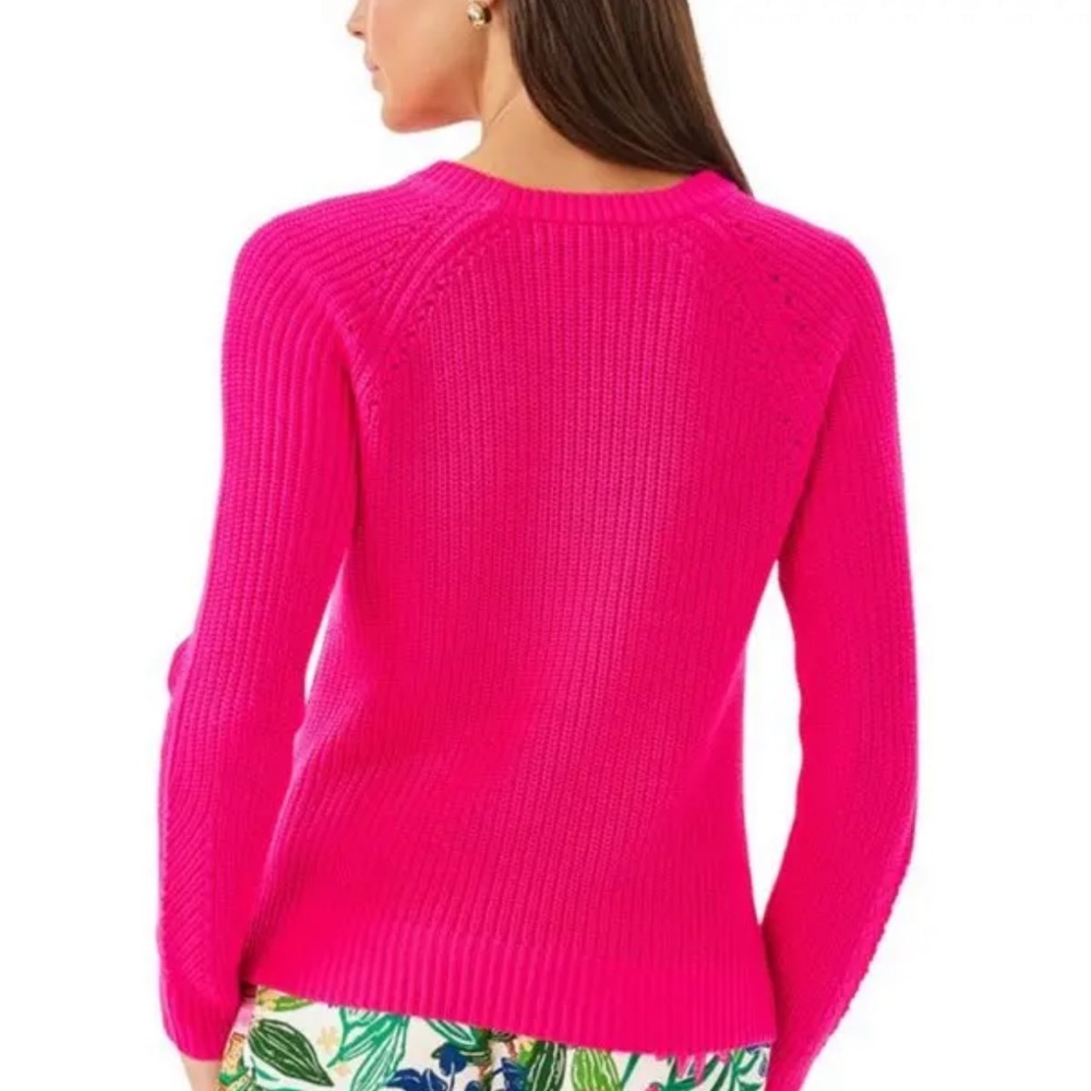NWT Lilly Pulitzer Belgrave Parigi Pink Sweater - Picture 2 of 15